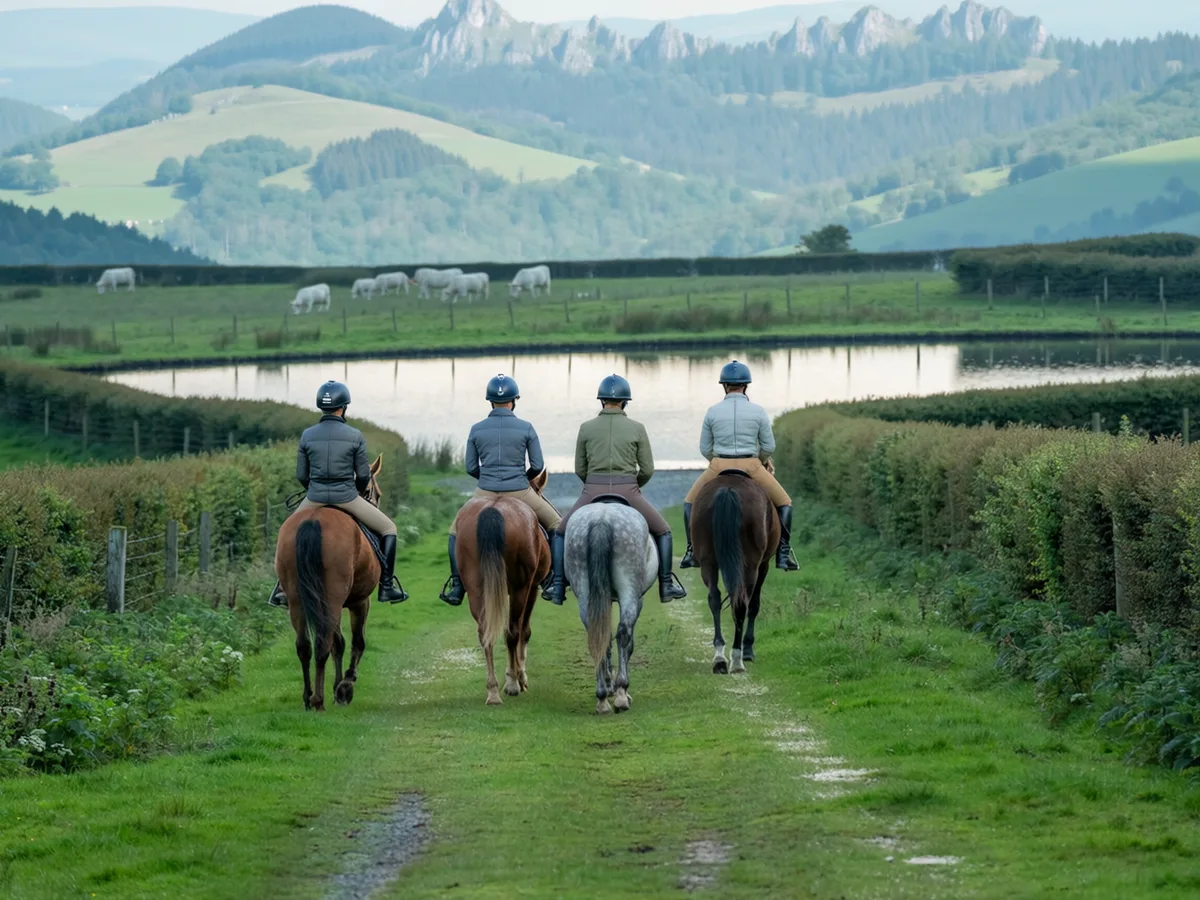 Balade à cheval en Isère, autour de Aoste