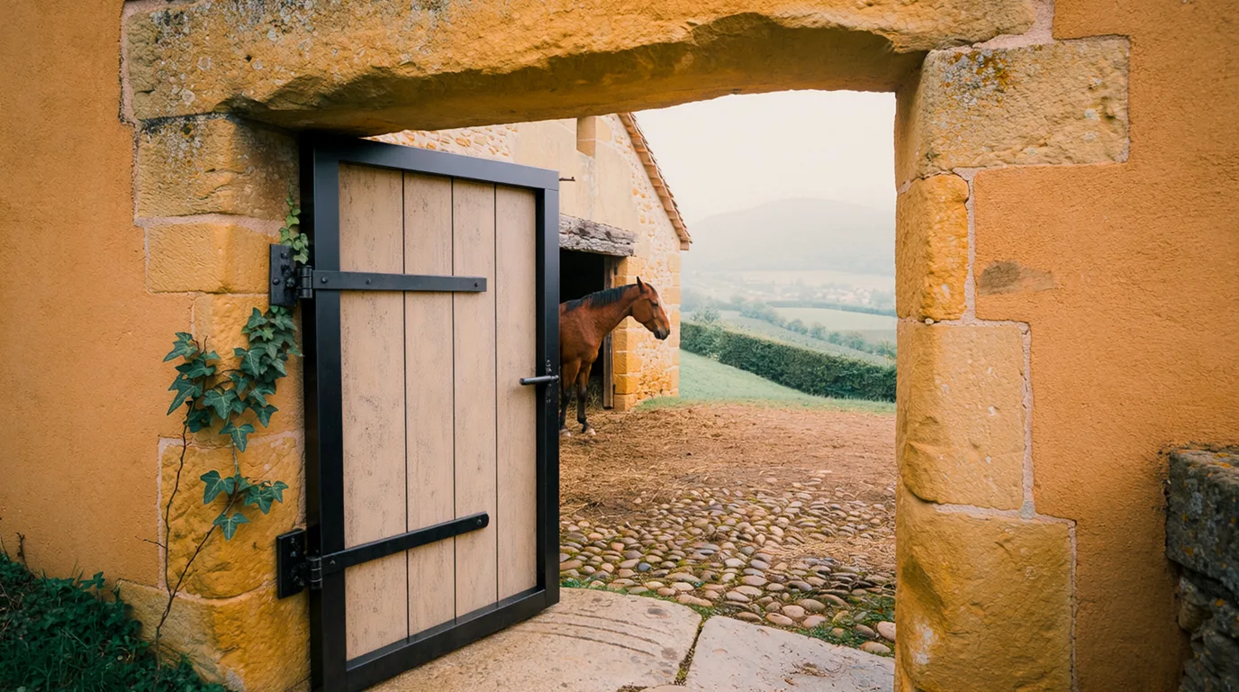 Entrée, Les Écuries d'Aoste, centre équestre à Aoste